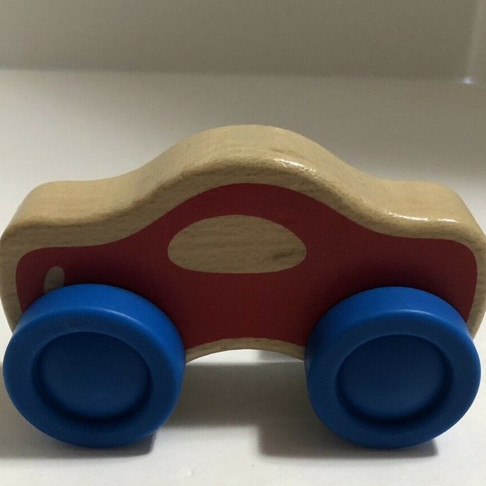 Melissa and Doug red wooden car